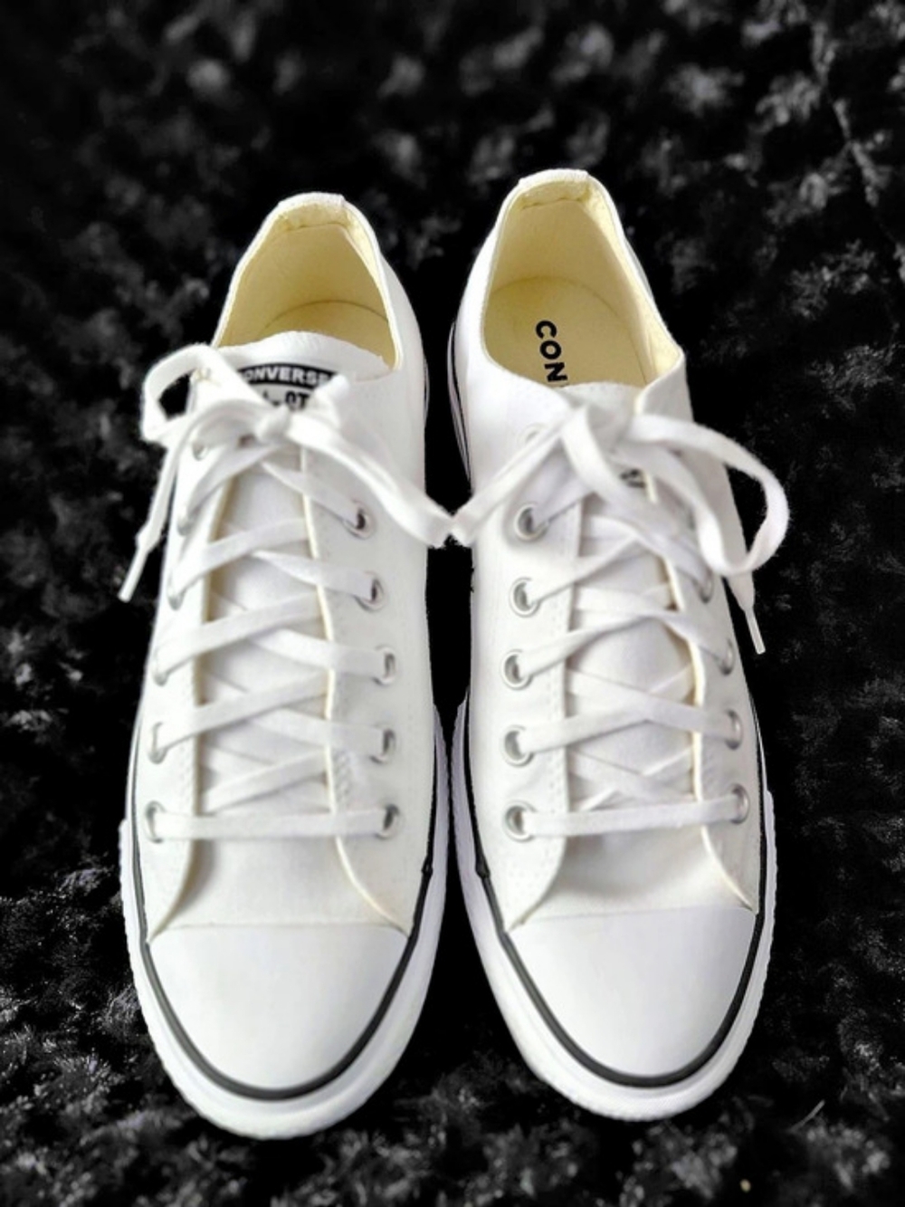 Converse Chuck Taylor All Star Lift Ox White Sneakers US 10